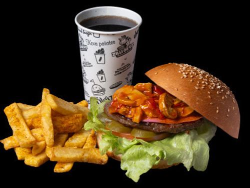 Texas Burger Menü