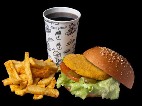 Vegan Burger Menü